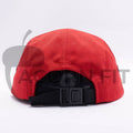 Red Blank 5 Panel Camper Hat Cap