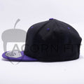 Blank Black Purple Two Tone Snapback Hats Caps