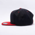 Yupoong Classic Blank Black Red Snapback