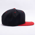 Yupoong Classic Blank Black Red Snapback