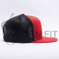 Yupoong Red Black 5 Panel Trucker 