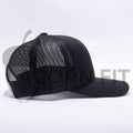 Black Blank Trucker Hat Cap