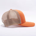 Rustic Orange Blank Trucker Hat Cap