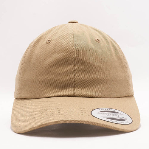 dad hats wholesale - yupoong 6245cm khaki