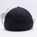 Black Flexfit Delta Hats Caps