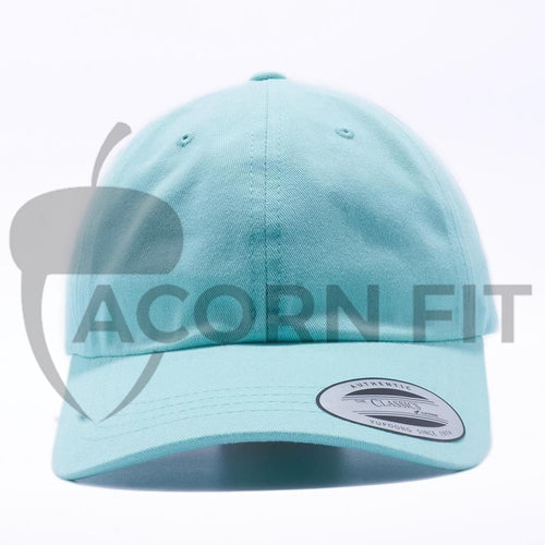 Blank Unstructured Dad Hats Wholesale - Yupoong Classic 6245PT Diamond Blue 