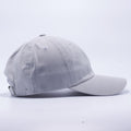 Blank Unstructured Dad Hats Wholesale - Yupoong Classic 6245PT Light Grey