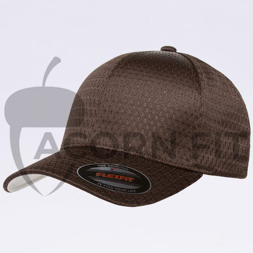 Wholesale Flexfit - 6777 Athletic Mesh Hat Brown