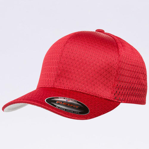 Wholesale Flexfit - 6777 Athletic Mesh Hat Red