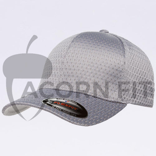 Wholesale Flexfit - 6777 Athletic Mesh Hat Silver