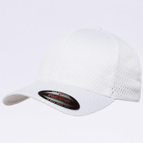 Wholesale Flexfit - 6777 Athletic Mesh Hat White