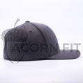 Dark Heather Flexfit 6477 Wool Blend Hats Caps Wholesale Custom - Acorn Fit