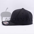 Wholesale Flexfit 6195P Pinstripe Hat Black