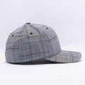 Wholesale Flexfit 6196 Glen Check Hat Black White