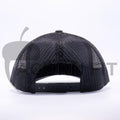 Yupoong 6606T Charcoal and Black Two Tone Classic Retro Trucker Hats Caps Wholesale Custom - Acorn Fit
