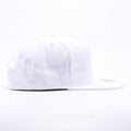 White Wholesale Yupoong 6502 Unstructured 5 Panel Classic Snapback Hat Custom - Acorn Fit