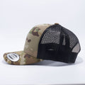 Wholesale and Custom Yupoong Classics 6606MC Multicam Retro Trucker Hats Caps - Acorn Fit 