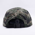 Tiger Camo Blank 5 Panel Camper Hat Cap