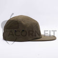 Olive Blank 5 Panel Camper Hat Cap