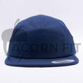 Navy Blank 5 Panel Camper Hat Cap