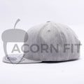 Blank Heather Grey Snapback Hats Caps