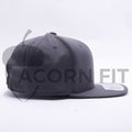 Blank Grey Snapback Hats Caps