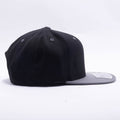 Blank Black Grey Two Tone Snapback Hats Caps