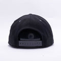 Blank Black Grey Two Tone Snapback Hats Caps