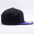 Blank Black Purple Two Tone Snapback Hats Caps