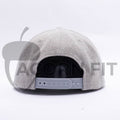 Yupoong Classic Blank Heather Grey Snapback