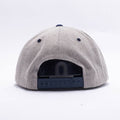 Yupoong Classic Blank Heather Grey Navy Snapback