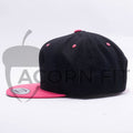 Yupoong Classic Blank Black Neon Pink Snapback