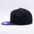 Yupoong Classic Blank Black Purple Snapback