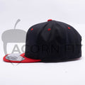 Blank Black Red Two Tone Snapback Hats Caps