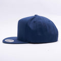 Yupoong Blank Navy 5 Panel Snapback