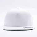 Yupoong Blank White 5 Panel Snapback