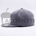 Dark Grey 210 Blank Fitted Hats