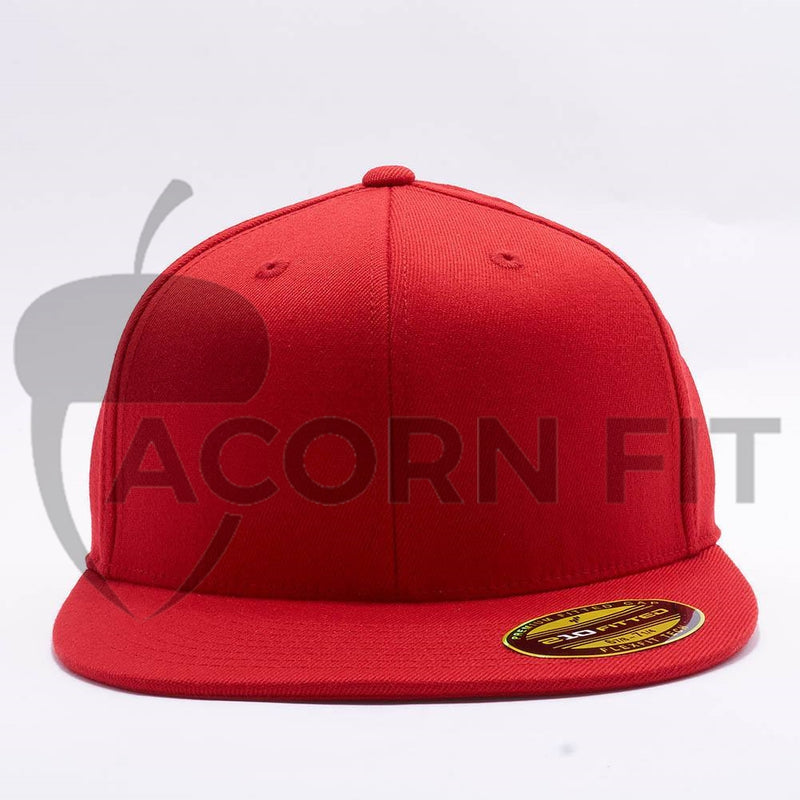 Red 210 Blank Fitted Hats