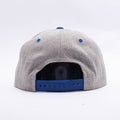 Yupoong Classic Blank Heather Grey Royal Snapback