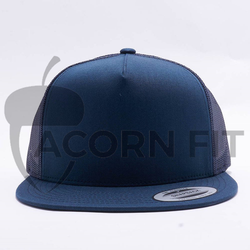 Yupoong Navy 5 Panel Trucker 