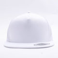 Yupoong White 5 Panel Trucker 