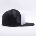 Yupoong White Black 5 Panel Trucker 