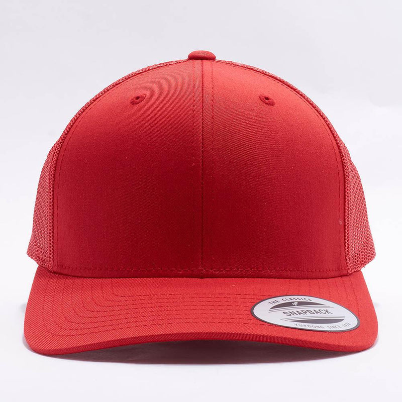 Red Blank Trucker Hat Cap