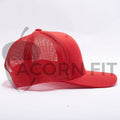 Red Blank Trucker Hat Cap