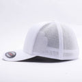 White Flexfit Trucker Mesh Hat