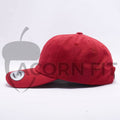 dad hats wholesale - yupoong 6245cm cranberry