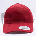 dad hats wholesale - yupoong 6245cm cranberry