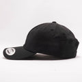 Blank Unstructured Dad Hats Wholesale - Yupoong Classic 6245PT Black