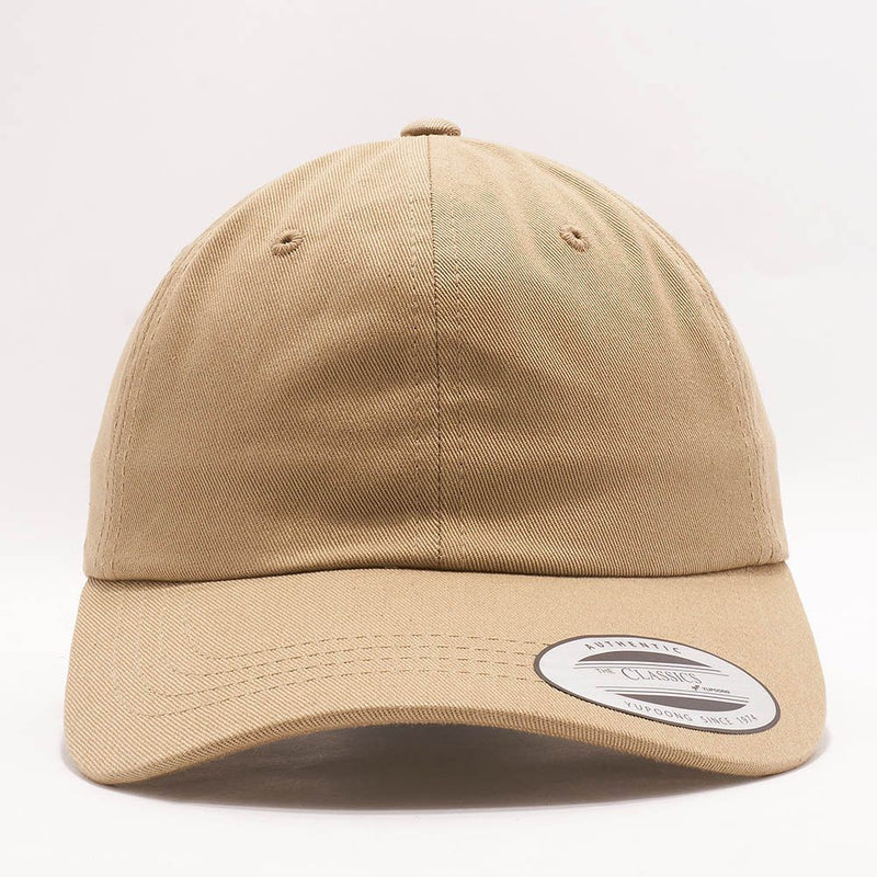 dad hats wholesale - yupoong 6245cm khaki