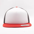 Yupoong Red White Black Foam Trucker